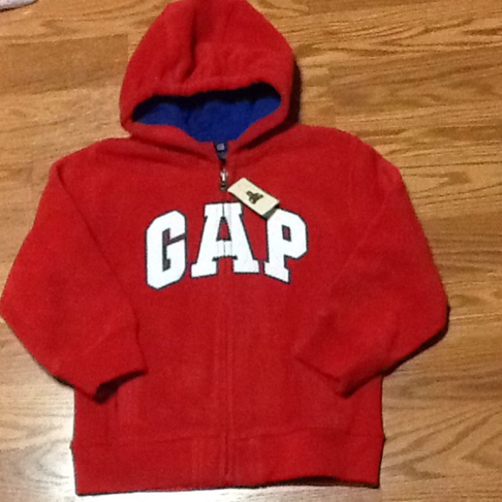 Red GAP fleece jacket